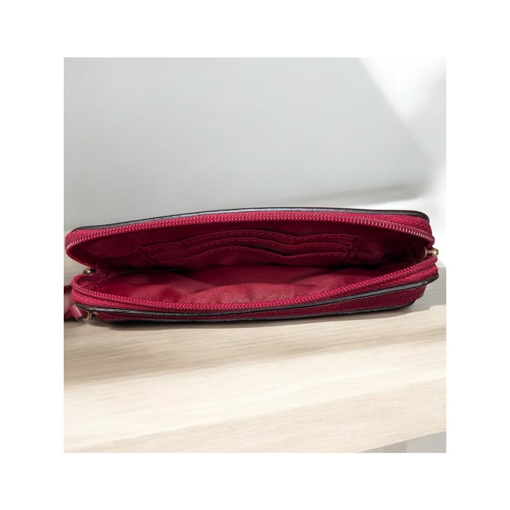 Coach Madison Leather Double Zip Wristlet - Picture 3 of 8